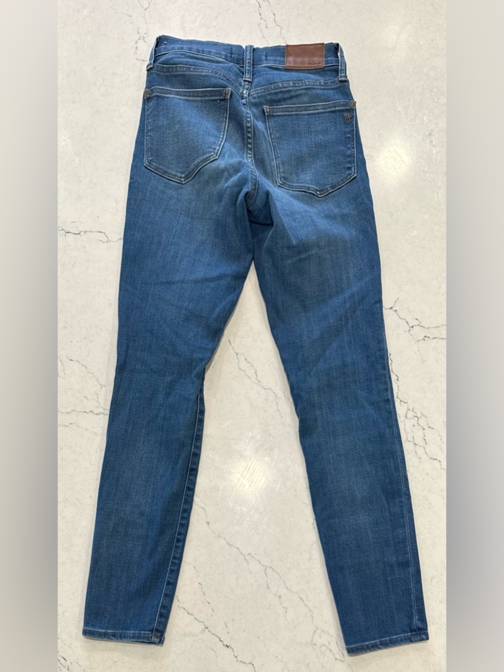Madewell High Rise Skinny Jeans – Stretch Medium Wash Blue Denim Women’s 24 - Picture 2 of 8